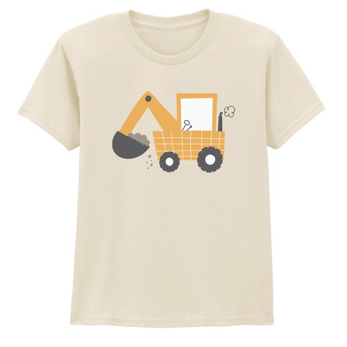 Little digger boys shirt - digger, t-shirt
