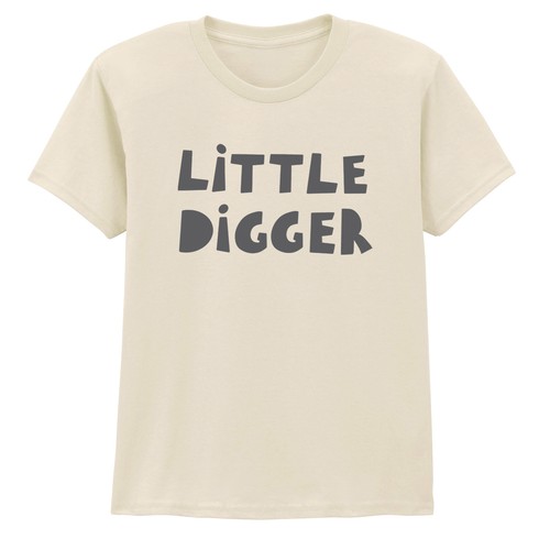 Little digger boys shirt - digger, t-shirt